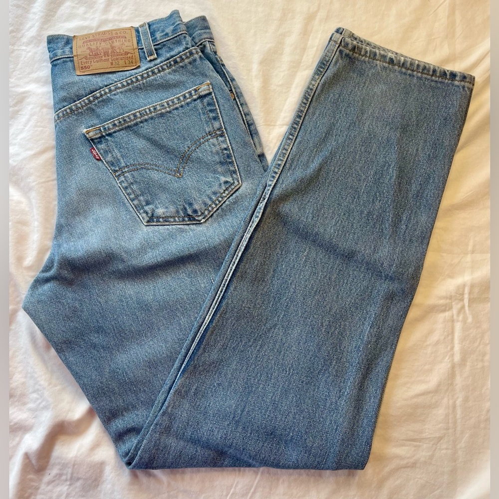 Men’s Vintage 550 Blue Levi’s 32x34